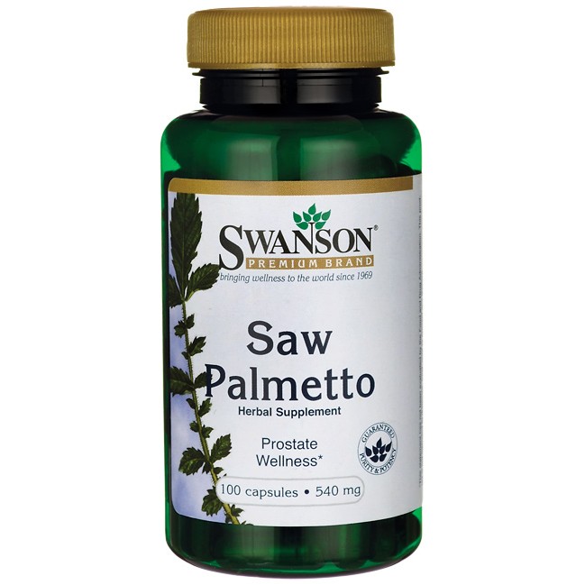 Swanson Saw Palmetto 540mg (100) kaps - Elixír Biobolt