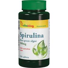 Vitaking Spirulina 500mg (200) tab ÚJ - Elixír Biobolt