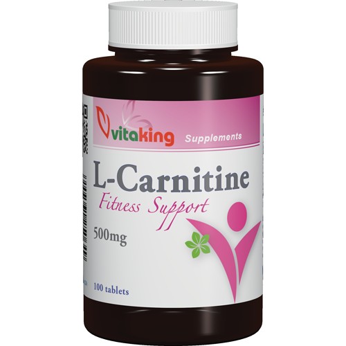 Vitaking L-Carnitine 500mg (100) tab - Elixír Biobolt