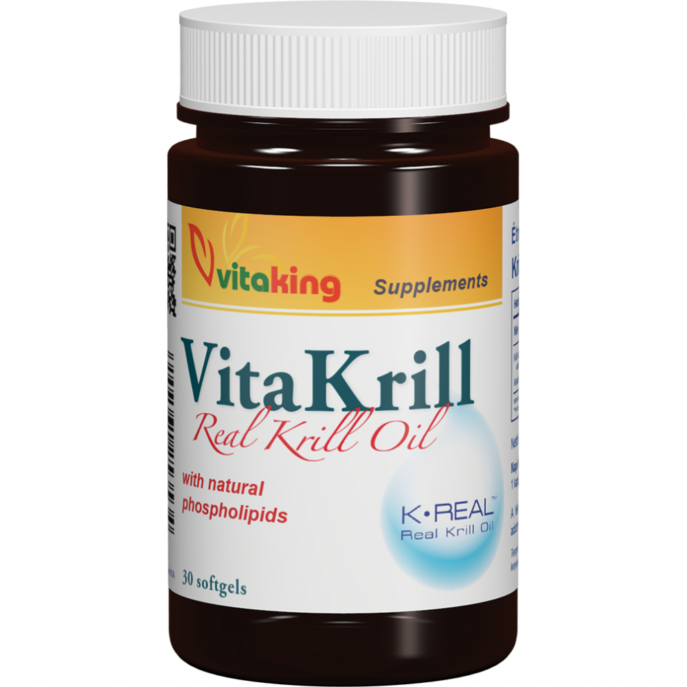 Vitaking Vitakrill olaj 495mg (30) gkaps - Elixír Biobolt