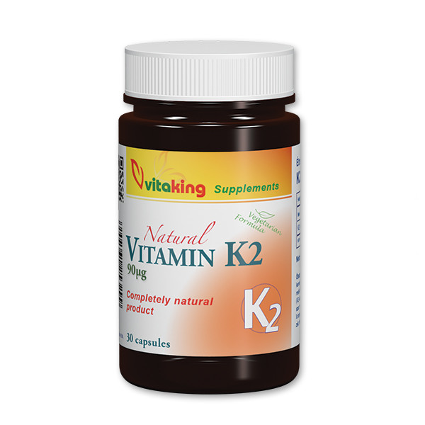 Vitaking K2-vitamin(natto)90mcg (30) kaps - Elixír Biobolt