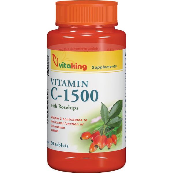 Vitaking C-1500mg (60 db)tab - Elixír Biobolt