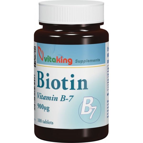 Vitaking B7 -Biotin 900mcg (100) tabl - Elixír Biobolt